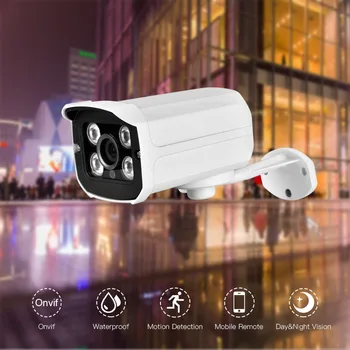 AZISHN H. 265 IP Kaamera 5MP/3MP/2MP Metallist Veekindel IP66 Väljas CCTV Kaamera Öise Nägemise Turvalisuse videovalve ONVIF P2P