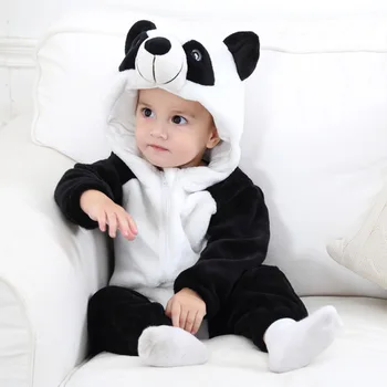 Beebi Sipukad Panda Riided Vastsündinud Beebi Tüdrukud, Poisid Romper Imikute Rõivad Talve Kombekas Väikelapse Beebi Komplekti Ükssarvik Pidžaama