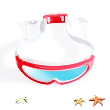 C206 Uue nägemuse veekindel anti-fog ujumine prillid laste kaitseprillid koos conjoined kõrvaklapid poisid ja tüdrukud multi-värv