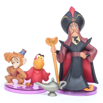 Disney Printsess Joonis Mänguasi Jasmine Paha Ahv, Tiiger Aladdin ja Tema Lamp PVC Tegevus Joonis Mudel Toy Dolls