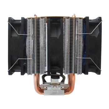 Dual Tower CPU Cooler Fan6 Heatpipe 3 Pin Ühe Ventilaator Jahutus Radiaator Jahedamaks jahutusradiaator Fänn Intel LGA 1150/1151/1155 AMD