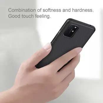 Eest OnePlus 8T Juhul Mantel Nillkin Tekstuuriga Nailon Kiud Vastupidav Non-slip Telefoni tagakaas puhul Üks Pluss 8T Capa