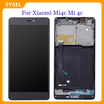 Eest Xiaomi Mi4c Mi 4c LCD Ekraan Digitizer Ekraan puutepaneeli Klaas Anduri Kokkupanek + Raam 1920*1080 Asendamine
