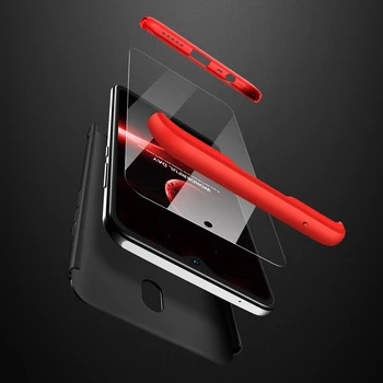 Eest Xiaomi Redmi 8A Juhul 360 Kraadi kogu Keha kõvakaaneline Puhul Xiaomi Redmi 8A redmi8A Hübriid Põrutuskindel Juhul+ Karastatud Klaas