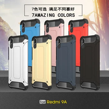 Eest Xiaomi Redmi 9A Juhul Kaas Anti-knock Kaitseraua Vastupidav Armor Silikoon tagakaas Redmi 9 Kaitsva Telefoni Puhul Redmi 9A