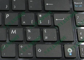 Ehtne Uus Sülearvuti klaviatuur Asus G53 G60 G73 X73 Must must raam koos taustavalgustusega Belgia OLLA versiooni - 9J.N2J82.J1A