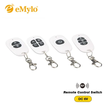 EMylo 1CH 2CH 3 4CH RF Wireless Remote Control 1-4 Nuppu Saatja 433 MHz Elektriline Garaaži Uks Värava LED Valguse lüliti