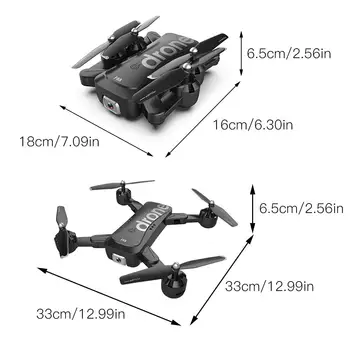 F88 Kokkuklapitavad Undamine RC Quadcopter Kokkupandav Kaasaskantav WiFi Drones Koos 4K HD Kaamera Kõrguse Hold Järgige Undamine Õhu Selfie Dron