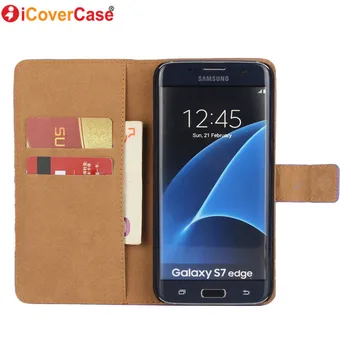 Flip Case For Samsung Galaxy S8 Pluss S7 S6 Serv S4 S5 S3 Juhtudel Nahast Rahakott Kaas Mobiiltelefoni Tarvikud Coque Etui Capa