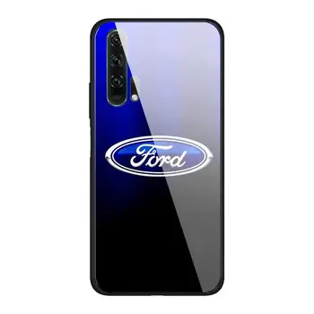 Ford Mustang Telefoni Puhul Huawei Mate 9 10 lite 20Pro&Karastatud Klaasist tagakaas Au 7A 8X 9 10 V10