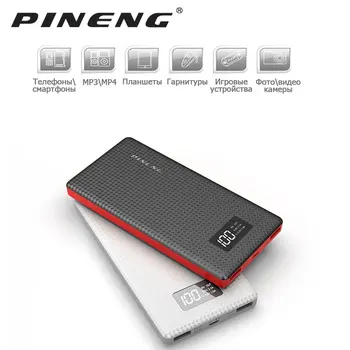 Hot müük PINENG PN-963 10000mAh Dual USB-Välise Mobiiltelefoni Aku Laadija Li-Polümeer LED Indikaator, Ekraan Msocow
