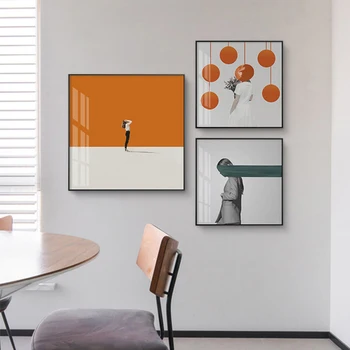 Ilu Tants Lõuend Maalid Seinale Seina Paomtomg Office Decor Cuadros Abstractos Modernos