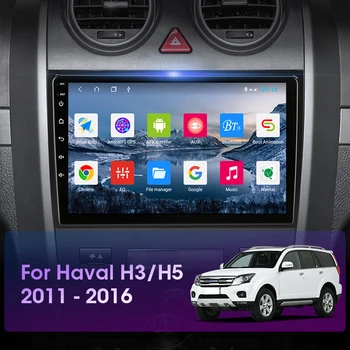 JMCQ Great Wall Hover H5 H3 2011-2016 RDS DSP Auto Raadio Multimidia Android 9.0 Video 2din 4G+64G GPS Navigaion Jagatud Ekraan