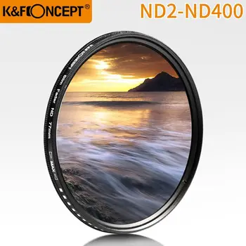 K&F MÕISTE MOODUSTAB 40,5~82MM Slim Fader Variable ND-Filter, Reguleeritav ND2, et ND400 Neutraalse Tiheduse Canon Nikon Sony, Olympus, Fuji