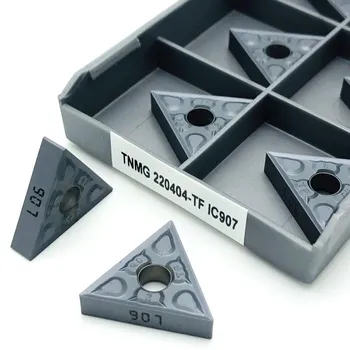 Keerates Lisab TNMG220408 TF IC907/IC908 välise toite karbiid vahend, paigalda CNC treipingi TNMG 220408 lõiketerad