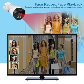 KERUI 8CH 5MP POE NVR Kaamera Süsteem Kit H. 265 Nägu Rekord Turvalisuse Kaamera Smart Voice Meeldetuletus CCTV Video Valve NVR Komplekt