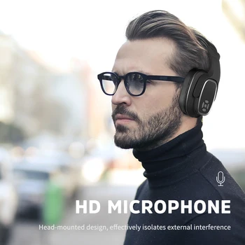 Kivee H2 3D-Bass Vähendamise peakomplekt Bluetooth5.0 HIFI Stereo Traadita Kõrvaklappide Gamer Foldablel Koos Mic iPhone Xiaomi Telefon