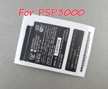 Kleebis PSP 1000 2000 3000 PSP1000 Shell Kleebise jaoks PSP2000/3000 Shell Aku Ladu Silt Garantii Etikett triipkoodiga