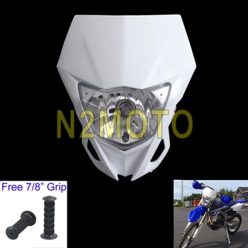 Krossi Valge Ees Vilkur 12V 35W Esilaterna Mask Yamaha WR250F WR450F KAWASAKI KLX KX 250 450 2012-2016 Dirt Bike