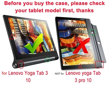 Lenovo Jooga Tab 3 10 X50L X50F Tablett Juhul Seista Pu Nahast Kate Lenovo Jooga Tablett 3 10.1 X50F X50M X50L Funda Capa