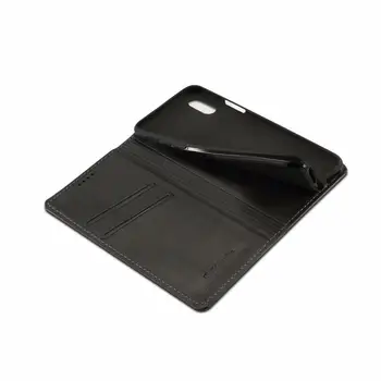 Lihtne Puhas Nahk Luksus Flip Cover Case For iPhone X-XR, XS Max 7 8 Plus Rahakott Kaardi Tagasi Cove