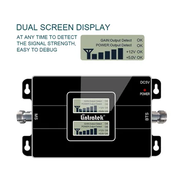 Lintratek 850 CDMA B5 signaali korduva 1900 2G, 3G 850MHz LCD ekraan repeater 1900MHz võrgustik võimendi CDMA TK dual band Booster
