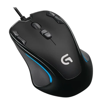 Logitech G300S Wired Gaming Mouse, millel 2500DPI 9 Laetav Programmeeritavad Nupud PC/Sülearvuti Hiir Gamer Mõeldud MMO