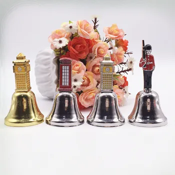Londoni Stiilis Big Ben Telefoni Putka Royal Guard Disain Sööki Kõne Bell Kauplus, Hotell, Restoran Kooli Vastuvõtu Metallist Käsi Bell