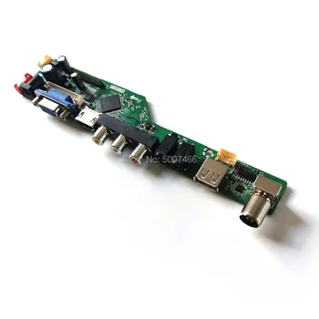 LVDS 20-Pin VGA+AV+USB-DIY kit 1-CCFL 1024*768 LCD-ekraanil LP150X1/LP150X2/LP150X04 universal controller sõita pardal