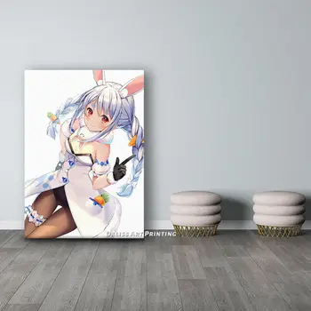 Lõuend Anime usada pekora Pilte Kodu Kaunistamiseks Maalid Plakat HD Pildid Seina Art Modulaarne elutuba Raamitud