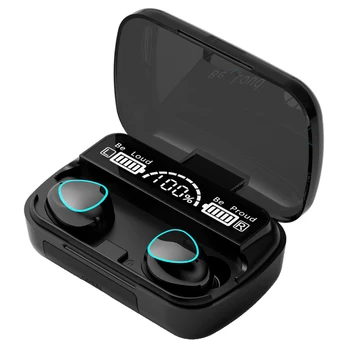 M10 TWS Juhtmeta Kõrvaklapid Bluetooth 5.1 Kõrvaklapid HIFI Stereo Earbuds Veekindel Sport Kõrvaklapid 2000mAh Aku Kasti Kõrvaklapid