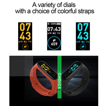 M4 Smart Watch Nutikas Käevõru Smartwatch 2020. Aasta Käepaela Südame Löögisageduse & Vererõhku Jälgida Tracke Veekindel Fitness Tracker