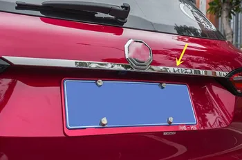 MG HS 2018-2020 kvaliteetne roostevabast terasest Tagumine pagasiruumi ukse Dekoratiivsed ribad Tagaluugi Dekoratiivsed ribad Car styling