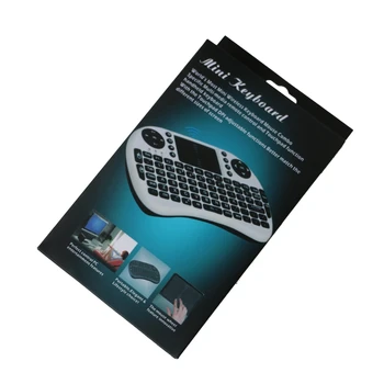 Mini i8 Juhtmeta Klaviatuuri, 2.4 GHz inglise vene tähed Õhu Hiirt, puldiga Touchpad Android TV Box Sülearvuti Tahvelarvuti