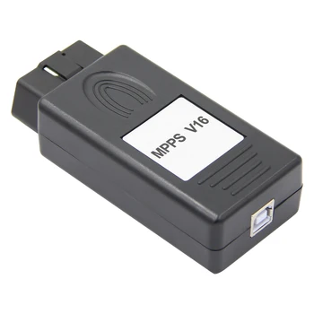MPPS V16 ECU Chip Tuning vahend MPPS V16.1.02 Diagnostiline vahend EDC15EDC16EDC17 purjetamine sealhulgas KONTROLLSUMMA SAAB Flasher Remapper OBD2 Scanner