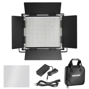 Neewer Bi-color 660 LED Video Valgus ja Stand Kit: CRI 96+ Juhitava Valguse U Konsool, Kerge Seista Stuudio Fotograafia
