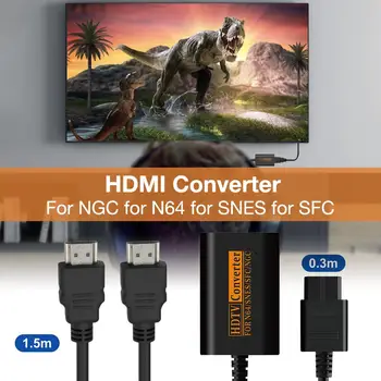 New Kõrge Kvaliteediga Video Converter Plug And Play Retro 720P HDMI-Mängukonsool Converter NGC/N64/SNES/SFC