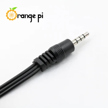 Oranž Pi 70CM/2FT 3.5 MM Jack 3 RCA Male Plug Adapter Audio-Video Converter AV-Kaabel