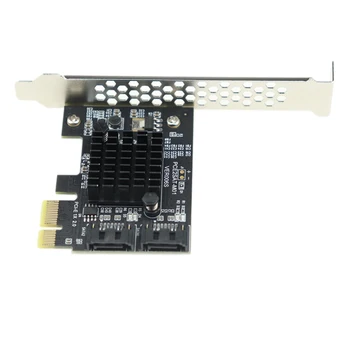 PCI-Express SATA 3.0 Kontroller Kaart, 2 Porti SATA PCIe III 6Gbps Sise-Adapter Converter Toetab HDD SSD Lauaarvuti Võita 10