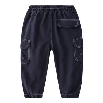 Poiss Püksid Püksid Poistele Sweatpants Puuvillased Pikad Püksid Elastne Vöökoht Vabaaja Püksid Poistele Joggers