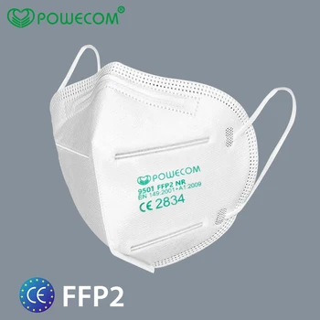 POWECON FFP2 9501 Nägu Suu Mask Kaitsva Kõrva-konks Maskid Filtreerimine Suu Mask Kaitsta Anti-gripi Korduvkasutatavad Muffer Kiire