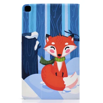 Red Fox Panda Pariisi Torni Kass Valge Öökull Prindib Kate Samsung Galaxy Tab A7 10.4 2020 T500 T505 Card Slots Seista Juhul
