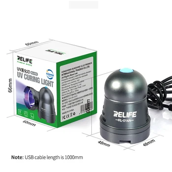 RELIFE RL-014A Kuivatamine UV-lambi USB Portable Reguleeritav UV-Liim Roheline Õli Kuivatamise Kerge