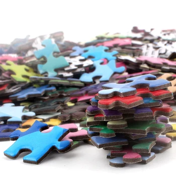 Ruumi Puzzle 1000 Tükki 3D Puzzles Täiskasvanute Pusle, 1000 Täiskasvanud Mänguasi Montessori Mänguasjad Planeedil Ringi Vikerkaar Planeedi Kingitus