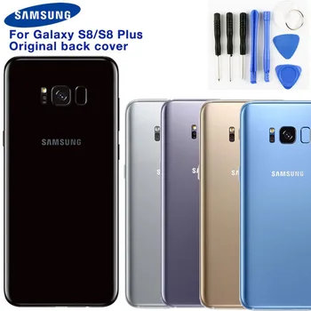 Samsung Originaal Aku Tagasi Ukse Klaas Katta Case For Samsung Galaxy S8 G9500 S8+ SM-G955 S8Plus Tagumine Korpus Tagasi Telefoni Kate