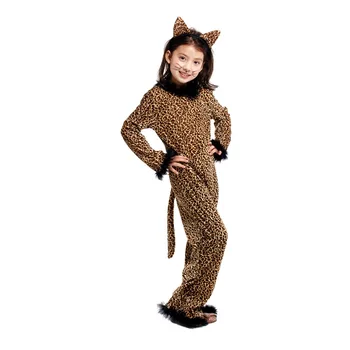 SATCOPY Cosplay Loomade Leopard Gepard Kombekas Jumpsuits Sipukad Kostüüm Ball Halloween Purim Karnevali Kostüüm Pool