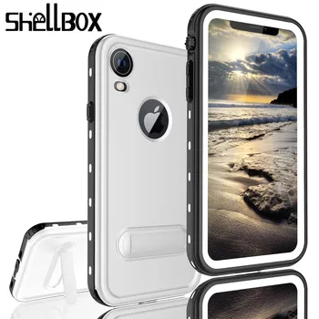 SHELLBOX IP68 Veekindel korpus iPhone XR X XS Max veekindel Kate Sukeldumine Läbi Spordi 360 Kaitsta Case for iPhone XS Max