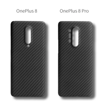 Süsinikkiust kaitsva puhul OnePlus 8, matt aramiid kiud ultra-õhuke telefon puhul Sobib OnePlus 8 pro