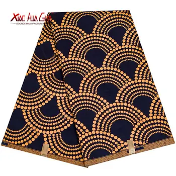 Tasuta kohaletoimetamine Ankara Aafrika Vaha Tõeline Reaalne Vaha Polyester Sewing Kleit Materjal 6yards/Üks Tükki FP6390