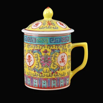 Tehase junk Jingdezhen keraamiline pastell käsitsi maalitud pikaealisuse piiritu meister cup tee tassi vanamoodne vesi omanik cup